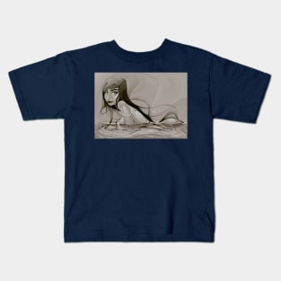 Woman in the water Kids T-Shirt